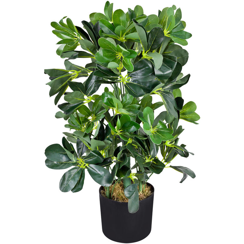 Decovego - Schefflera Arboricola Plante Arbre Artificielle Artificiel Plastique 60 cm Domaine Interne