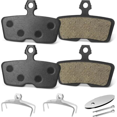 Scheibenbremsbeläge für SRAM DB8 – 2 Paar Scheibenbremsbeläge, passend für SRAM Code R, Drive RE, G2 RE, Fahrradbremsbeläge mit Einstellplatte, einfach zu montieren