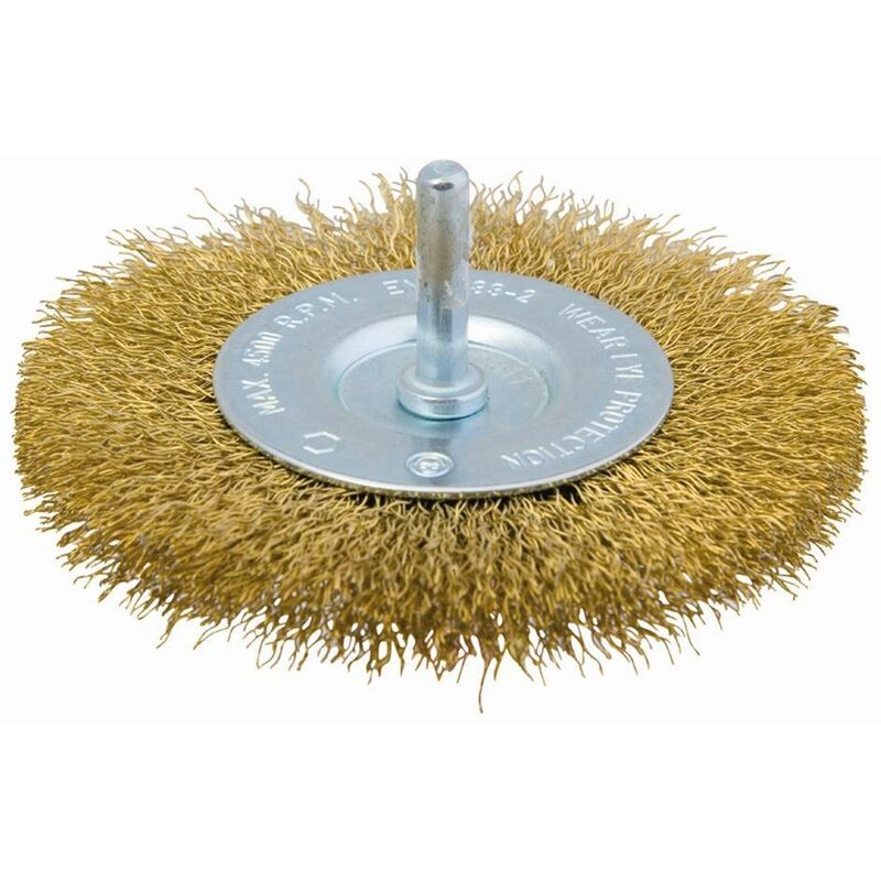 Image of Ironside - Scheibenbürste verm100 mm 0,3 mm gewellt, 6 mm-Schaft