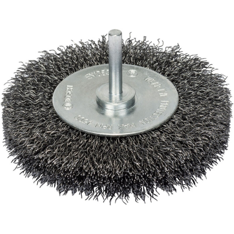 Image of Bosch - Scheibenbürste für Bohrmaschinen, gewellter Draht, 100 mm, 20 mm