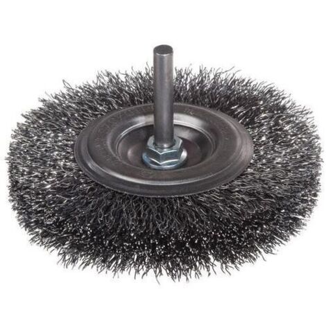 Scheibenbürste Stahldrahtschaft 6mm FI40mm - Größe TT 40