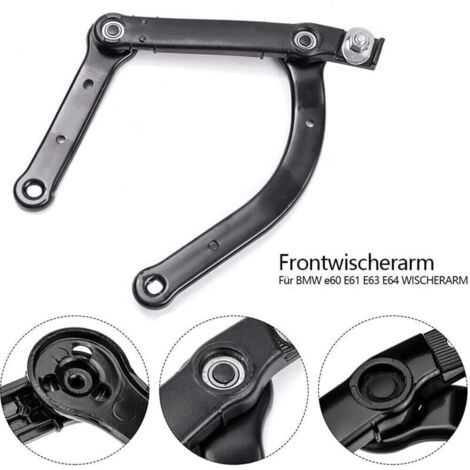 Scheibenwischerarmmechanismus vorne rechts, kompatibel mit BMW E60 E61 E63 E64 61617185366 7185366 520i 520d 523i 525i 525d 530xi 535d 540i 545i 550i M5