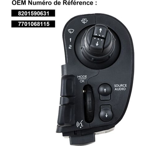 Scheibenwischerschalter für Clio 3 Modus Kangoo 2 Radiosteuerung Blinker 7701068115 8201590631