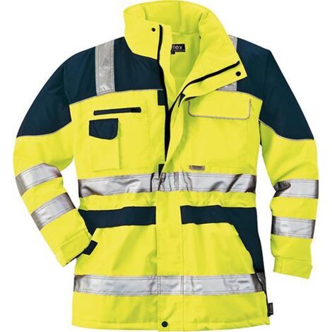 SCHEIBLER Warnparka, Gr. XXL, gelb/blau