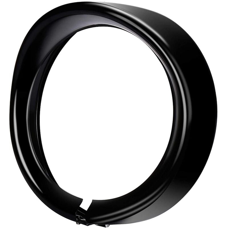 Image of Tlily - Scheinwerfer Trim Ring 7 Zoll Schwarz Visier Typ Motorrad für Softail Street Glide Road