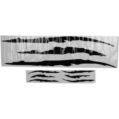 Scheinwerferaufkleber – 2er-Set, universelle, wasserfeste Autodekoration, Schwarz