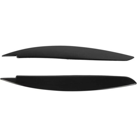 Scheinwerferblenden links und rechts, Scheinwerferblenden für 1er BMW E81, E82, E87, E88 (2006 bis 2013), Schwarz glänzend