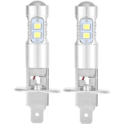 OSQI Scheinwerferlampen, 2x H1 6000K Super White 100W LED-Scheinwerferlampen-Kit Abblendlicht