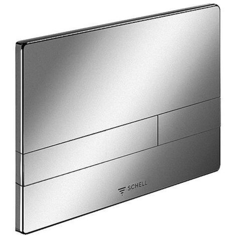 Schell Cisternas de descarga empotradas - Placa de accionamiento para inodoro, cromo mate 032856499