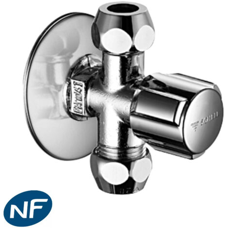 Schell Comfort Eckventil 049910699 verchromt, mit 2 Abgängen