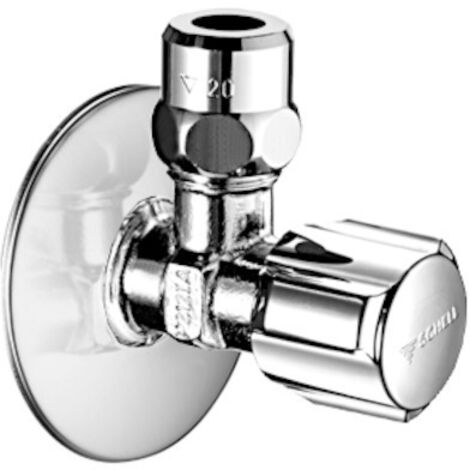 Schell Comfort Eckventil regulierbar, kurze Bauform, DN 15 G 1/2", Chrom