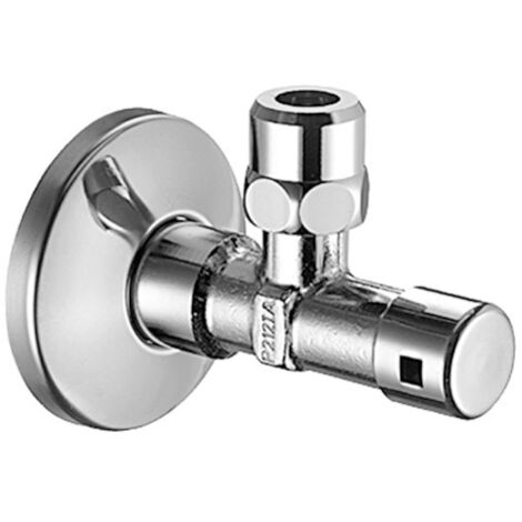 Schell Eckventil, regulierbar gesicherte Betätigung, ASAG easy, DN 15 G 1/2", Chrom