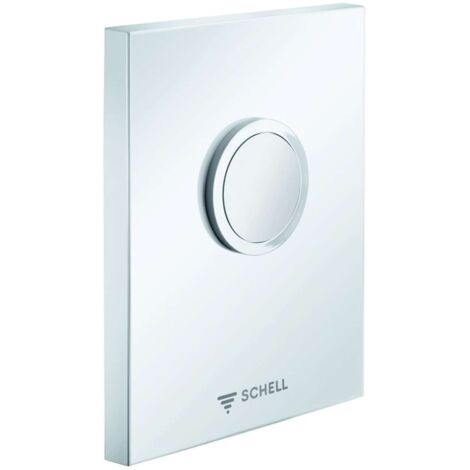 Schell Edition - Panel de control para descarga de inodoro, blanco alpino 028021599