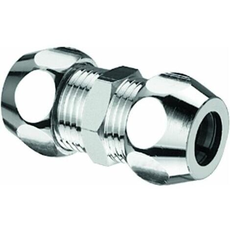 Schell Gerade Doppel Verschraubung 064370699 3/8 x 3/8, 10 mm, verchromt