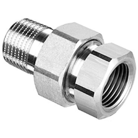 Schell Heizkörperverschraubung, Durchgang 10 bar, 1", Messing