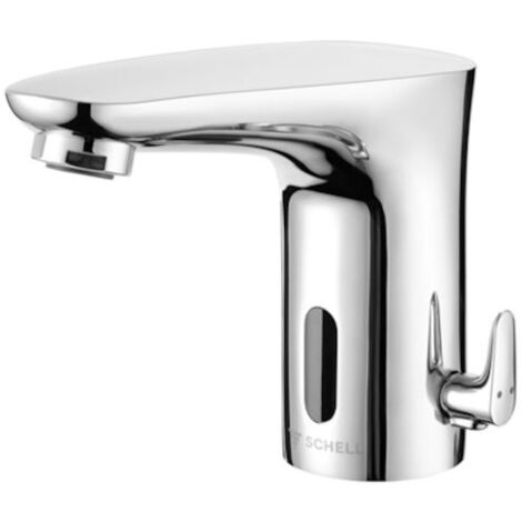SCHELL Modus E HD-M robinetterie électronique pour lavabo 021740699 compartiment à piles 6 V, chromé