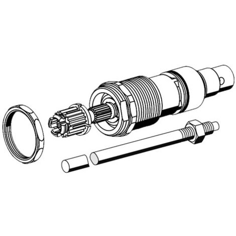 Schell Oberteil inkl. Spindel 488mm, mit Ablänghilfe