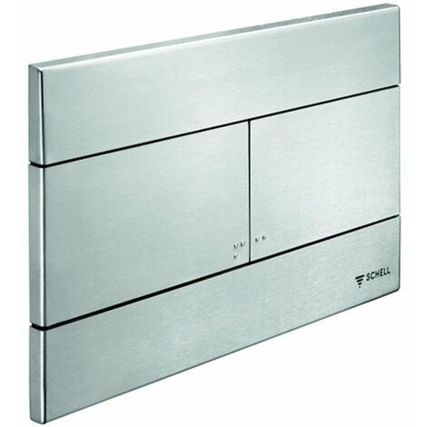 SCHELL Pannello di controllo WC in acciaio inox PLACE