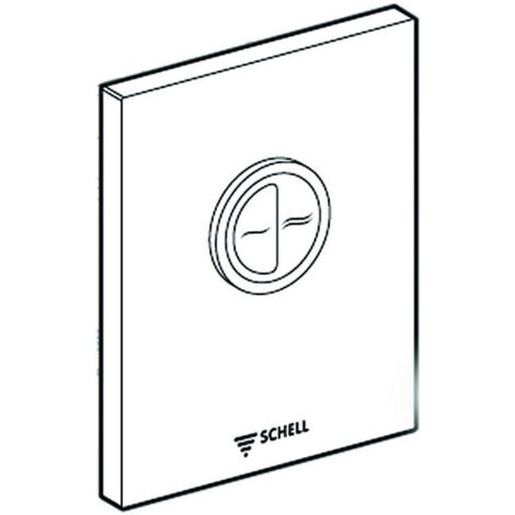 SCHELL Plaque de commande WC EDITION ECO