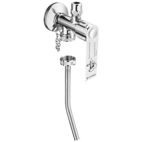 Schell Probenahme-Eckventil 038350699 chrom, 1/2", mit ASAG easy