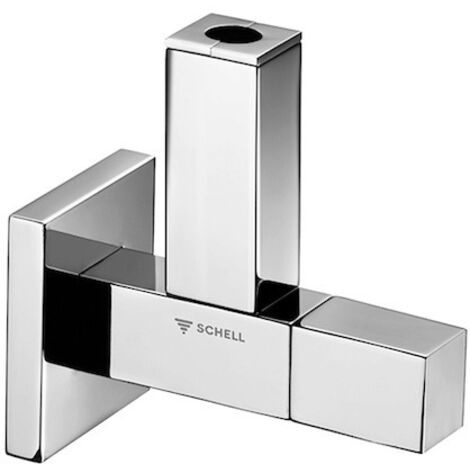 Schell Quad Design Eckventil 053620699 1/2", verchromt, massiver Betätigungsgriff