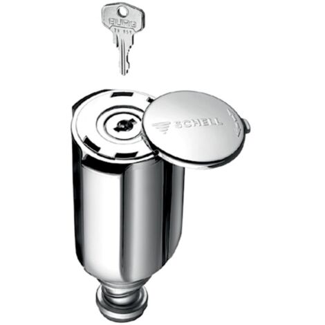 Schell Secur RV Sanitärgriff, Oberteil, abschließbar, 1/2", Chrom