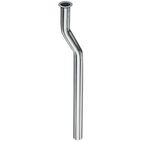 Schell Spülrohr Verkröpfung 25, d. 18mm, Länge 293mm, Chrom