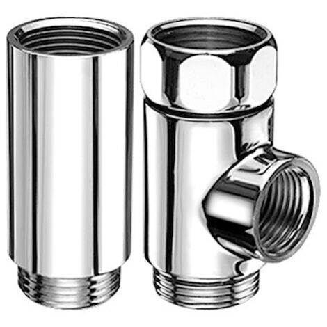 Schell T-und Distanzstück Überwurfmutter, DN 20 G 3/4", Chrom