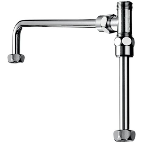 Schell Verrohrungsset für Eckventil Thermostat G 3/8", Chrom