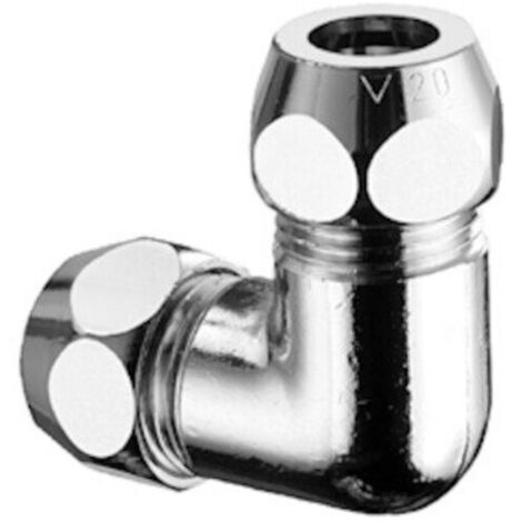 Schell Winkel Doppel Verschraubung 064450699 3/8 x 3/8, 8 mm, verchromt