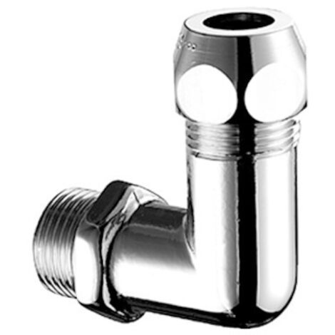 Schell Winkel Verschraubung DN 15 G 1/2" AG x 1/2" AG, d. 12mm, Chrom