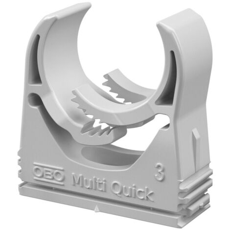 Schelle obo m-quick 25-28lgr Kunststoff 10x10 cm