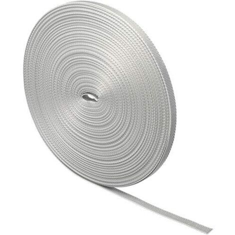 Schellenberg 11421 Cintino avvolgibili 14 mm x 50 m-Sistema Mini, Cinghia tapparella Grigio