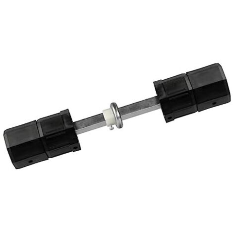 Schellenberg 14700 tapparelle Maxi, per collegare 2 rulli ottagonali di 60 mm di Diametro, Nero, Cuscinetto centrale per cuscinetto di supporto