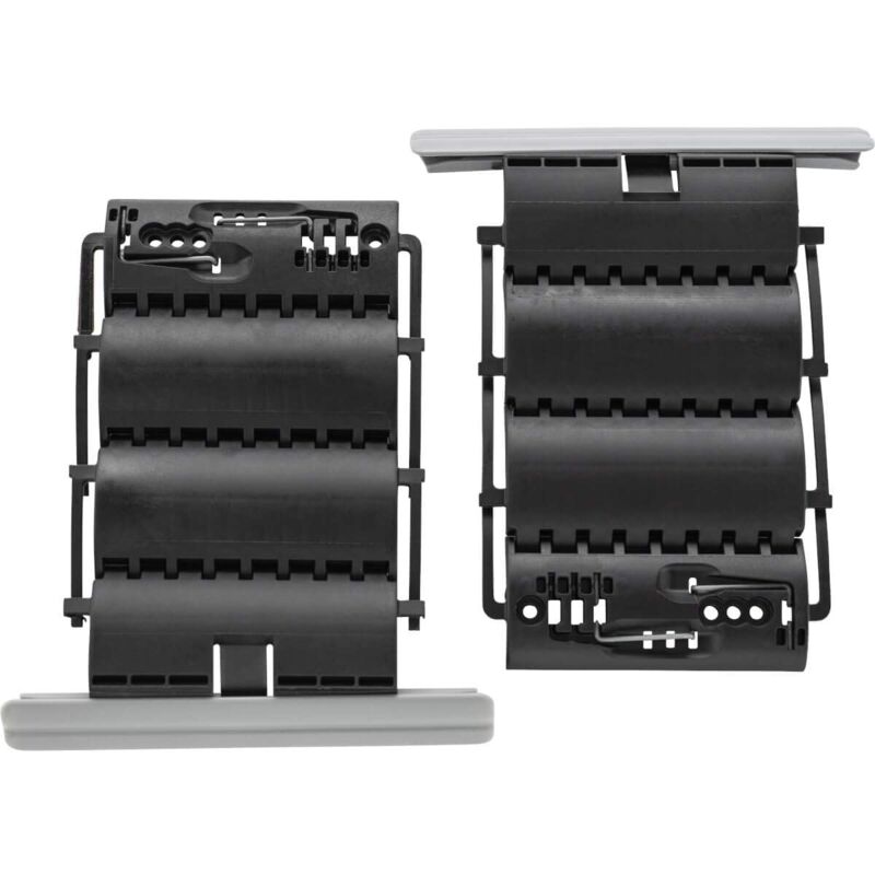 Schellenberg - 16007 Clip rigida per serranda avvolgibile, serratura di sicurezza, antieffrazione, dispositivo antisollevamento universale, 2 pezzi