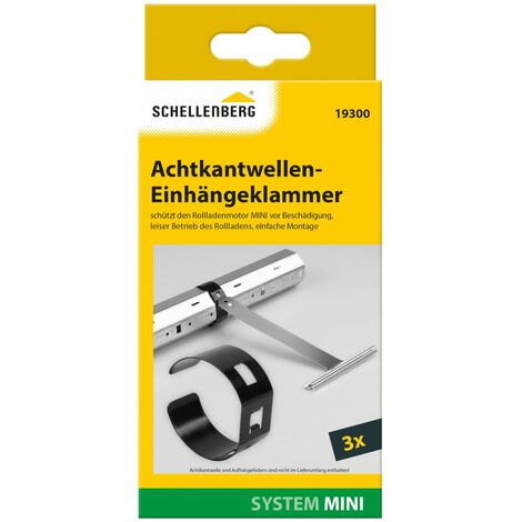 Schellenberg 19300 Clip di sospensione per mini tapparelle, set di 3 pezzi
