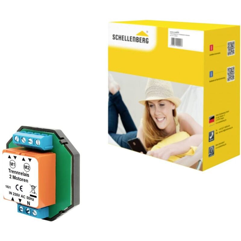 24201 Relais Adapté à (systèmes de volets roulants) Standard et Plus - Schellenberg