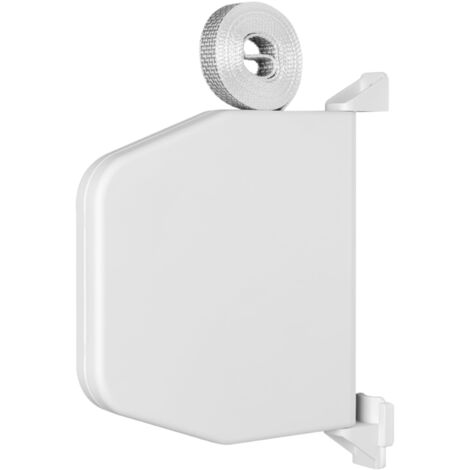 Schellenberg 50147 Flexo Mini avvolgitore per cinture ad ingranaggi con 9 m di fettuccia, bianco