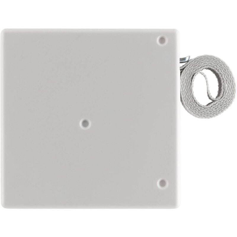 Schellenberg - 50703 Mini avvolgitore a vite con cinturino, bianco