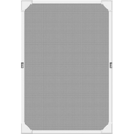 Schellenberg 50749 lucernario per Tetto 80 x 140 cm, Senza Perforazione, zanzariere a Rete in Fibra di Vetro con Telaio, con Strisce magnetiche autoadesive, Bianco