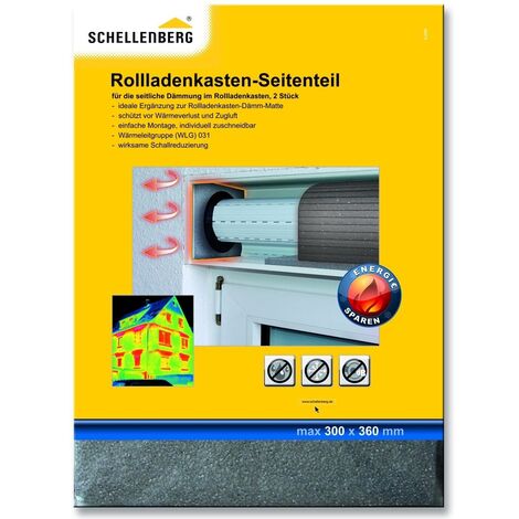 SCHELLENBERG 66272 ISOLANT LATÉRAL POUR CAISSON DE VOLET ROULANT 30 X 36 CM/15 MM