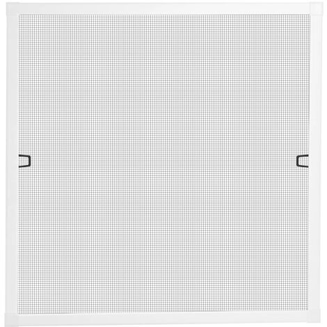 Schellenberg 70032 protezione dagli insetti della finestra Plus, Zanzariera con cornice – 130 x 150 cm in Bianco, 1 pezzi