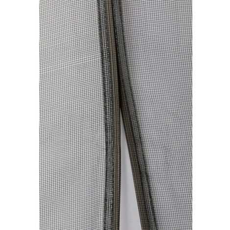 Schellenberg 75888 Moustiquaire Magnétique Anthracite 90x210 cm
