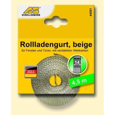 Schellenberg Courroie de volet roulant 14mm/4,5m beige - 44501