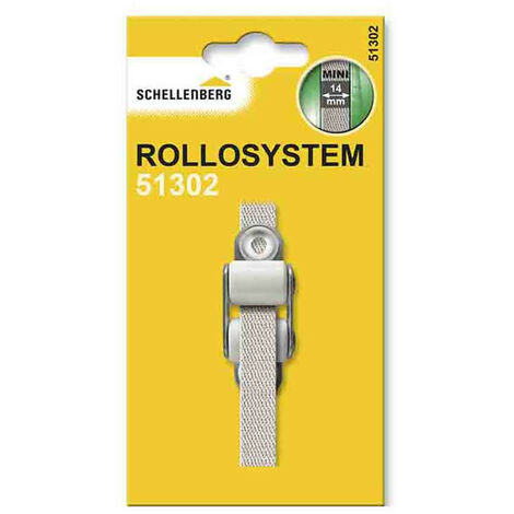 SCHELLENBERG Mini-guide-ruban standard 20x55x13mm blanc