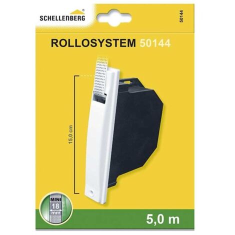 SCHELLENBERG Minipack Einbaukollektor für Jalousien, Klebeband 5 m (Bohrabstand 150 mm)
