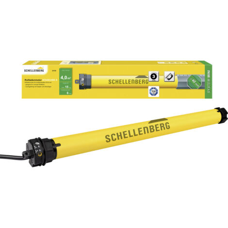 SCHELLENBERG Rohrmotor Mini Standard 6 Nm Welle 40mm, Zuglast 15 Kg