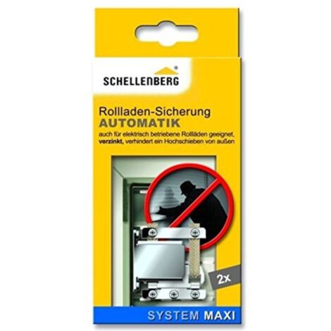Schellenberg Rollladen-Hochschiebesicherung silber Hochschiebesicherung