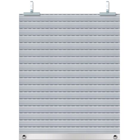 Schellenberg Rollladenpanzer komplett Set für System Mini 100 x 120 cm grau Rollladenpanzer