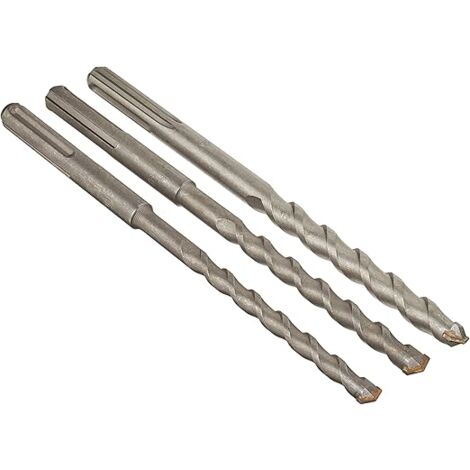 Scheppach 7907900002 Accessoires de perçage et de marteau perforateur/Set de forets, compatible avec le dh1200 Max, diamètre 16/18/20 mm, L 320